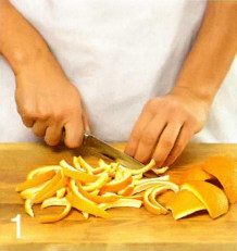 цукаты +из апельсиновых корочек,