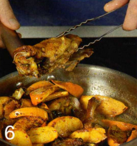 жареная утка кусками