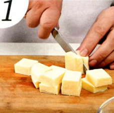 яичница с сыром сулугуни,