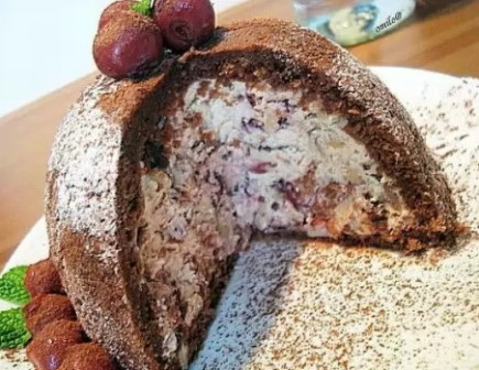 Зукотто итальянский десерт